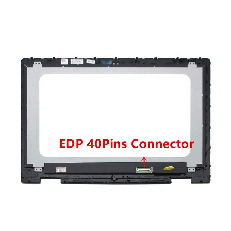 LCDOLED Replacement 15.6 inches FullHD 1920x1080 IPS B156HAB01.0 40Pins LED LCD Display Touch Screen Digitizer Assembly with Bezel for Dell Inspiron 15 5568 i5568 5578 i5578 - Image 2